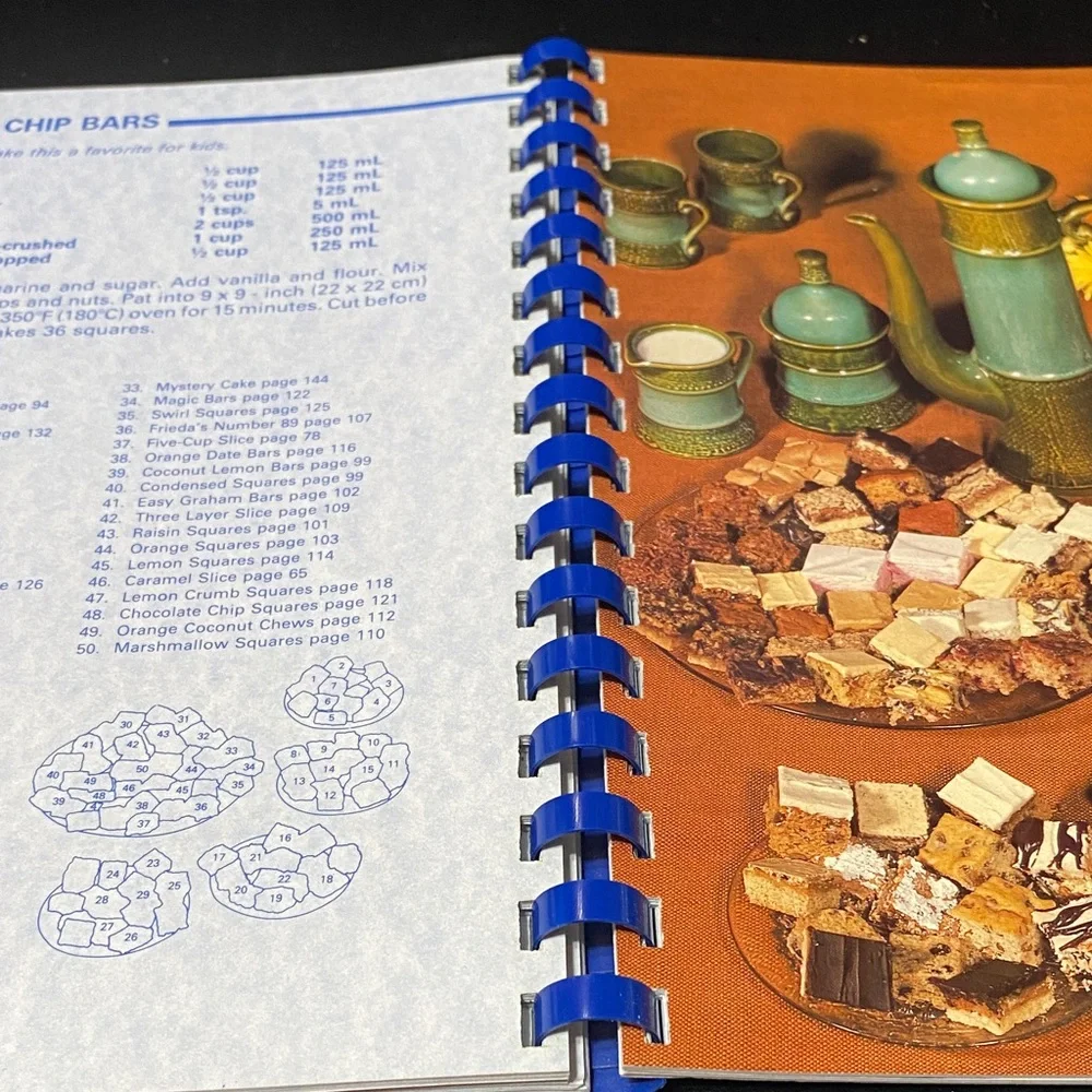Jean Pare Company’s Company 150 Delicious Squares Vintage cookbook